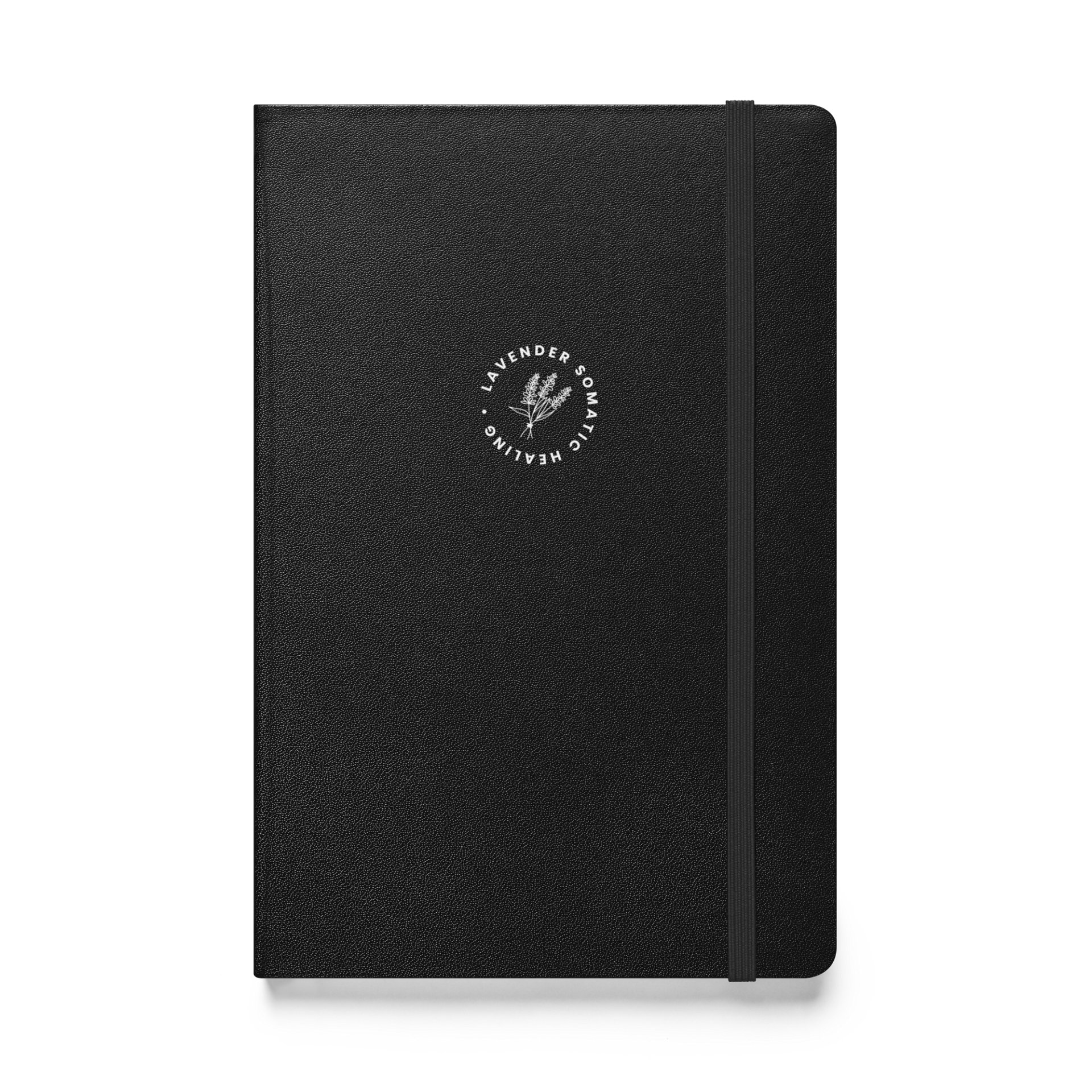 Lavender Somatic Healing Hardcover Journal Black product image (1)