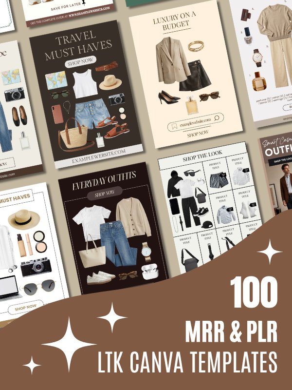 Affiliate & Gift Guide Templates for Canva (LTK, Pinterest & IG) product image (1)