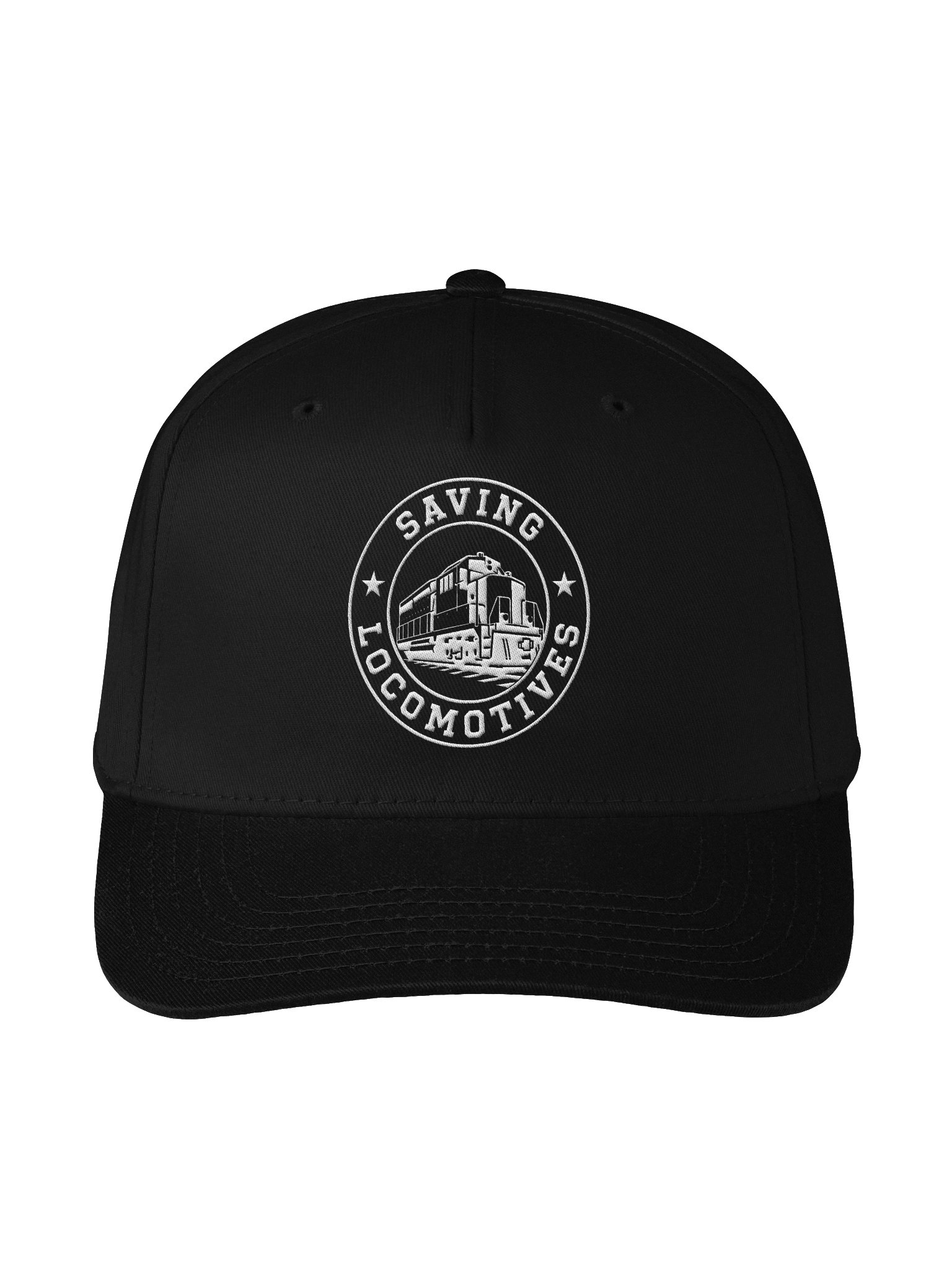 Saving Locomotives Railroad Baseball Cap - Snap Adjustable product image (1)
