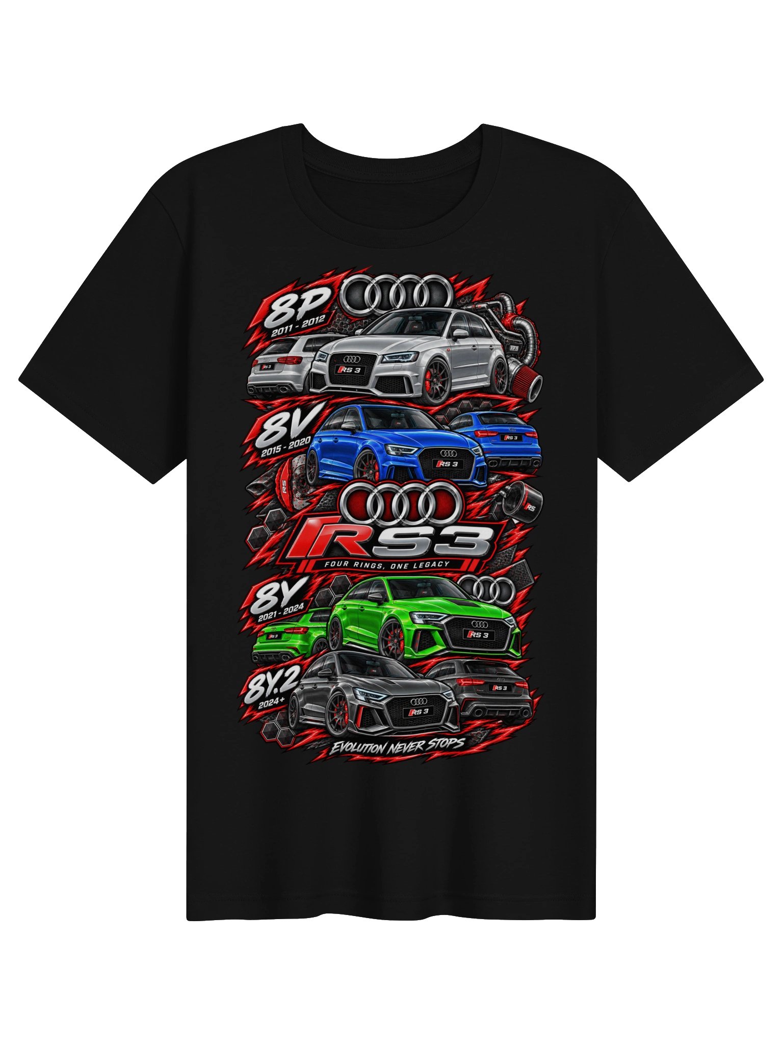 Audi RS3 Evolution Tee product image (2)