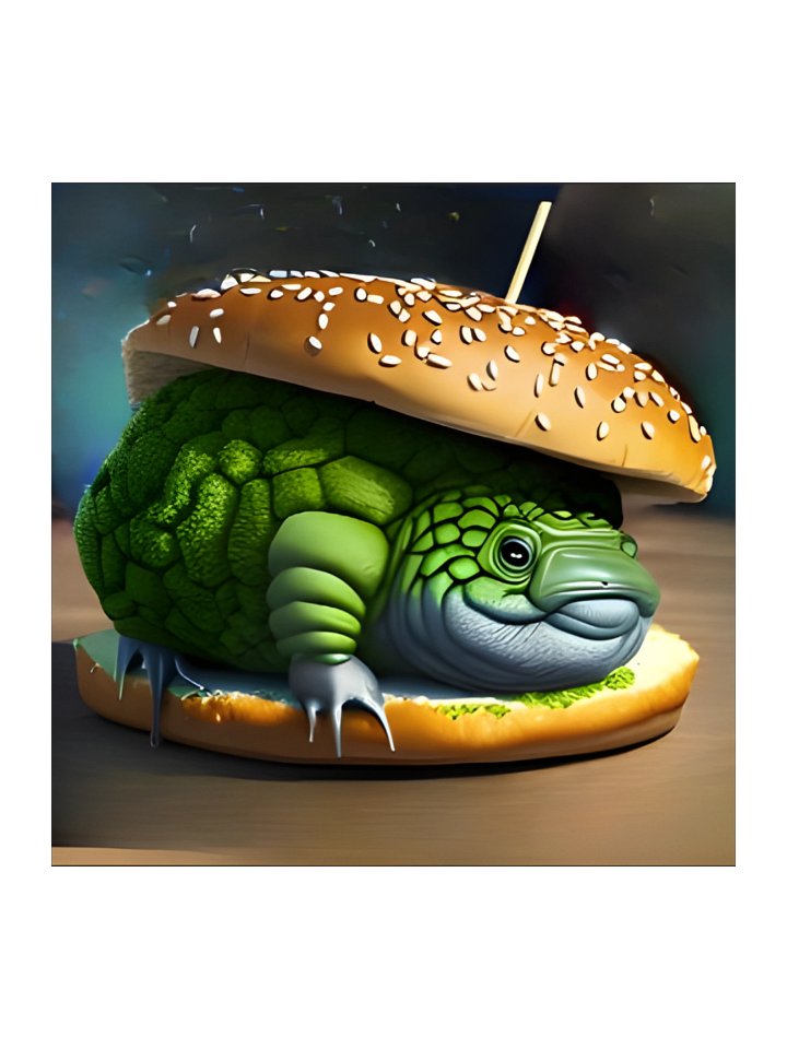 Water Bear Veggie-Style Burger Sticker product image (3)