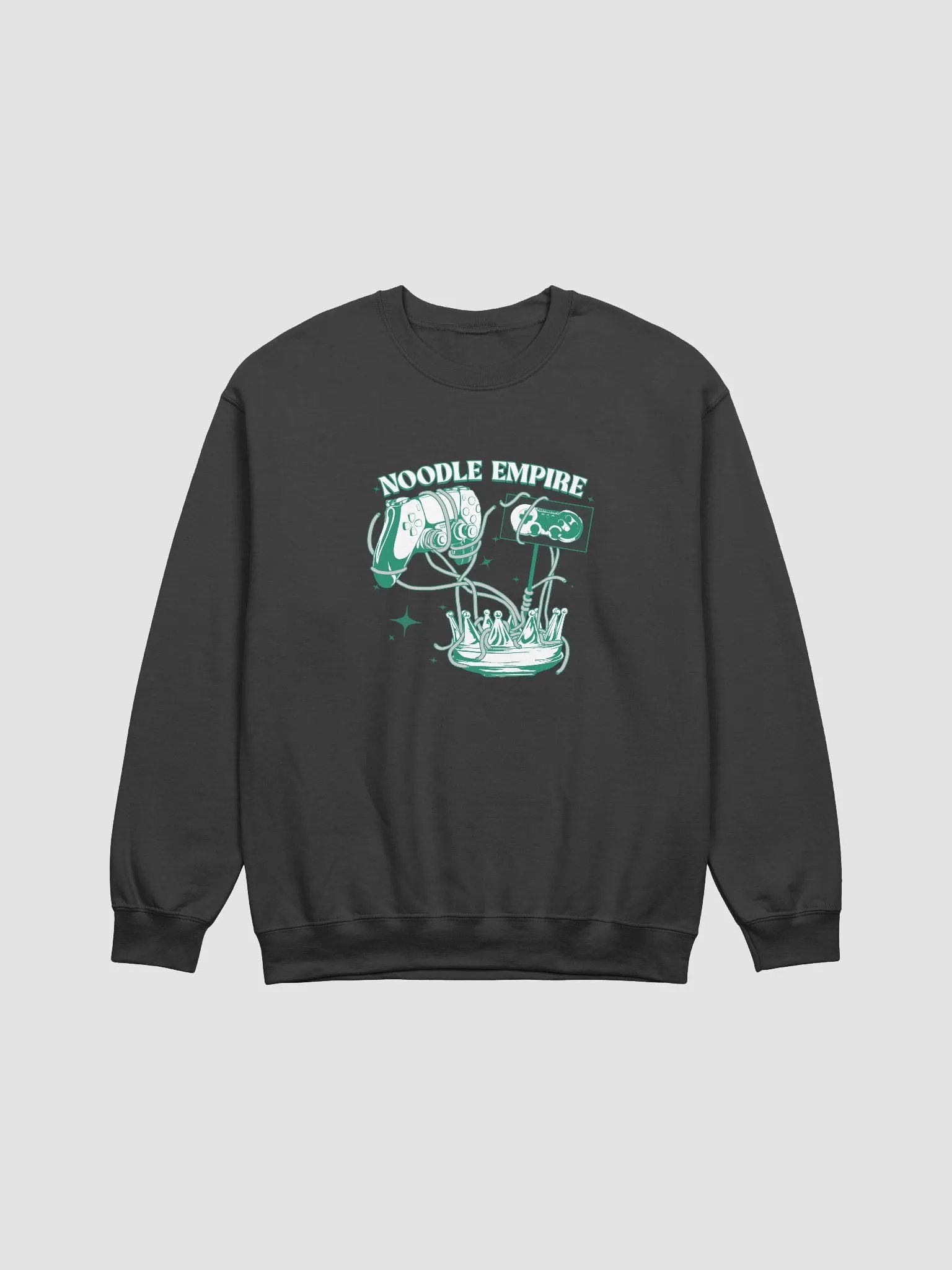 Noodle Empire Crewneck: Crowned Gamer product image (1)