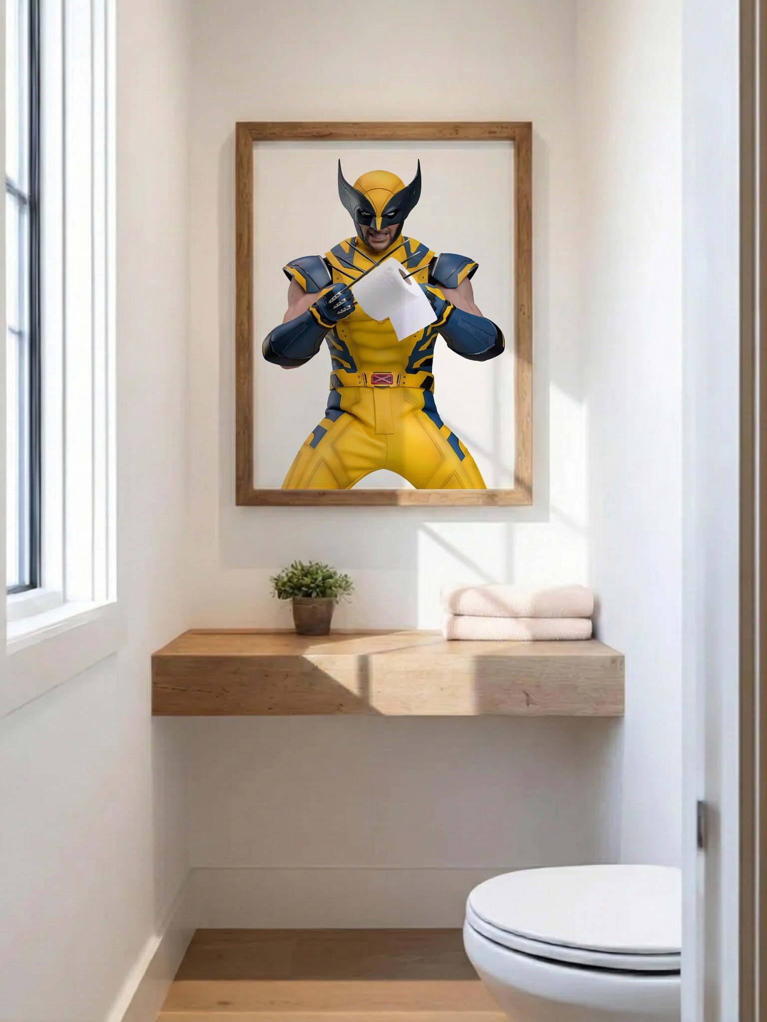 Wolverine Bathroom Wall Art product image (11)