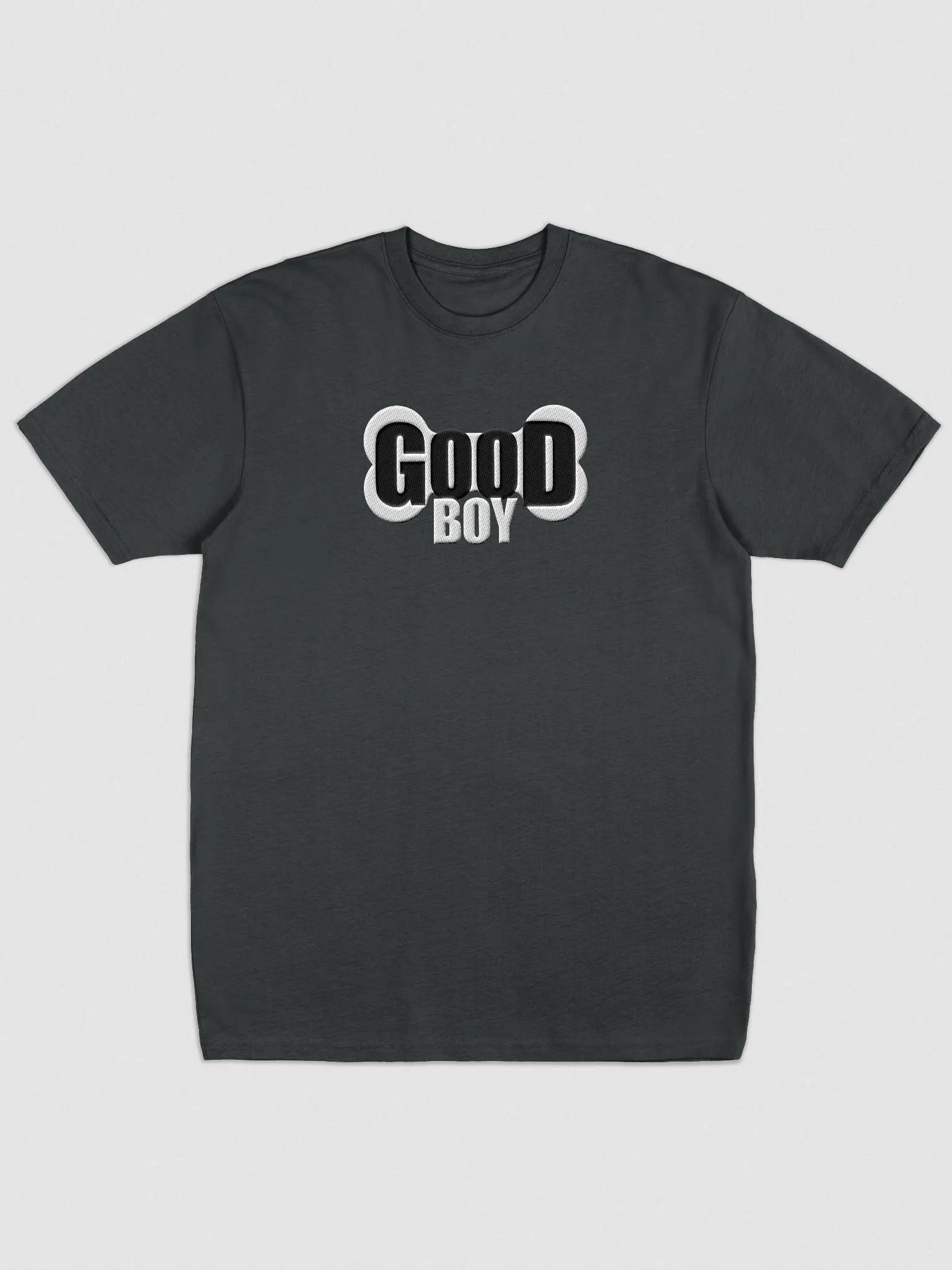 The 'Good Boy wordmark' Embroidered T-Shirt product image (1)