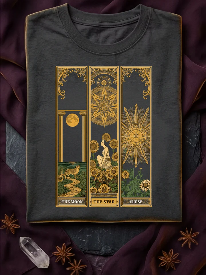 Tarot Trio: Moon, Star & Curse Tee product image (1)