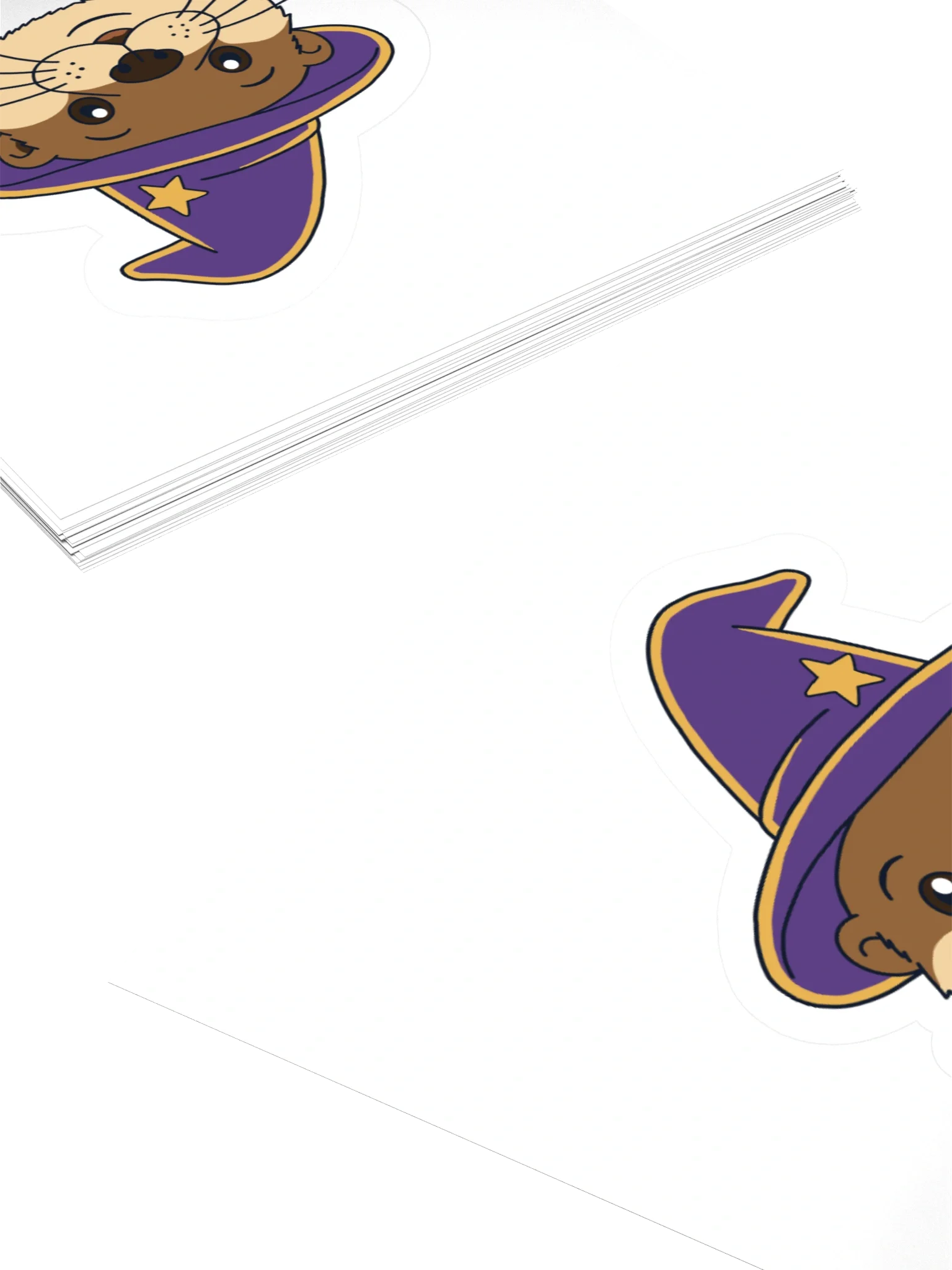 Wizard Otter Sticker view 4