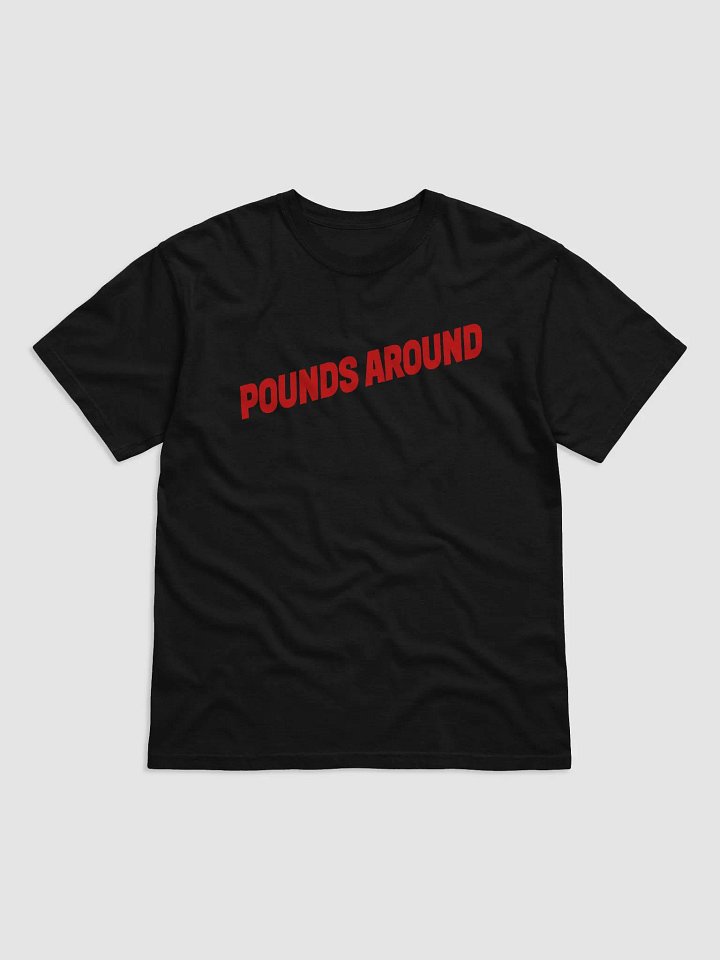 POUNDS AROUND BLACK AND RED SHIRT product image (1)