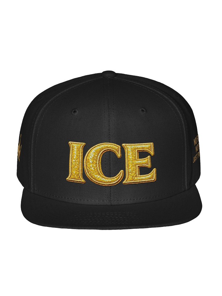 ICE Snapback Hat – Gold Standard Edition product image (1)