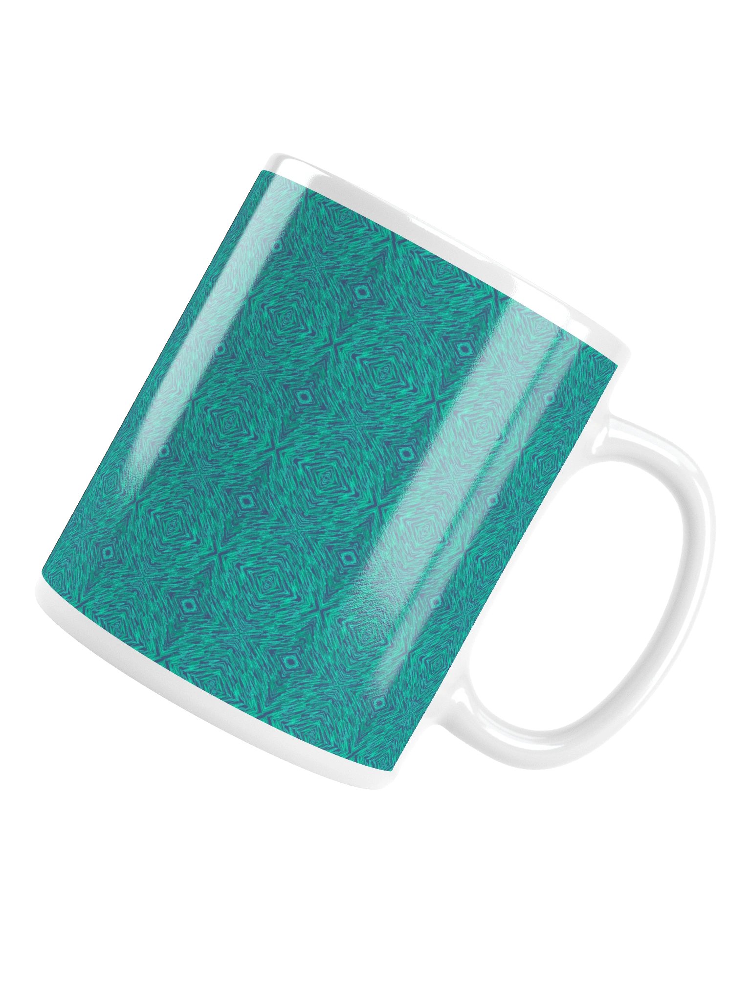 Moss Frost – White Glossy Mug product image (1)