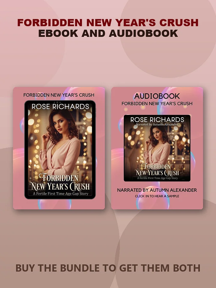 Forbidden New Year's Crush: Ebook + Audiobook Bundle product image (1)