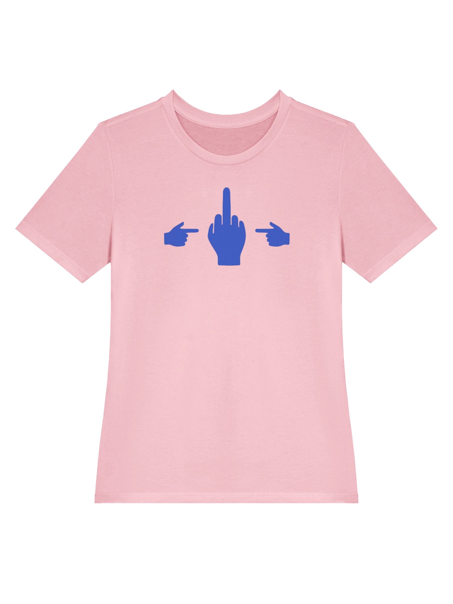 No Middle Finger Point ShopCo Royal Women’s Pink Tee product image (3)