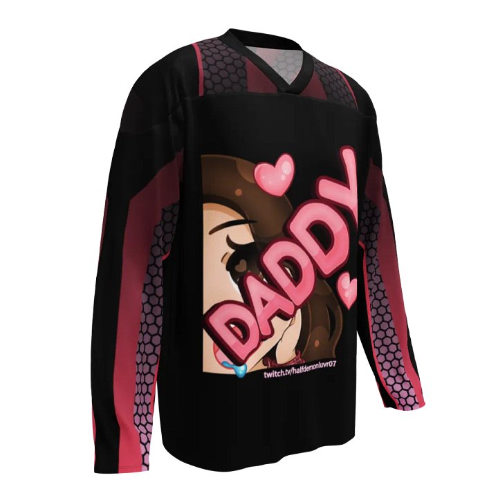 Daddy All-Over Print Recycled Hockey Fan Jersey product image (1)