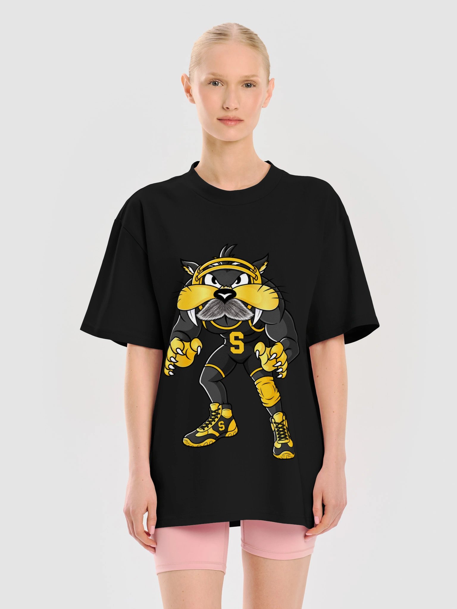 Sabercats Sabercat Mascot Heavy Tee Coach edition product image (33)