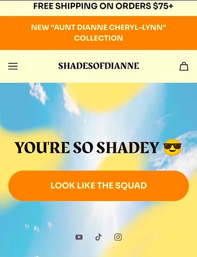 HAPPY NEW YEAR!

THE SHOP IS LIVE!

I'm so excited to see you in all the designs I made!

WE HAVE MERCH FRM AUNT DIANNE CHERY...