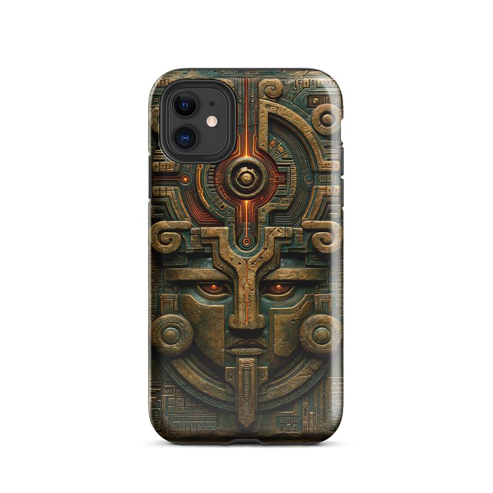 Machine Oracle iPhone Case — Ancient Circuit Relic Tech Design product image (28)