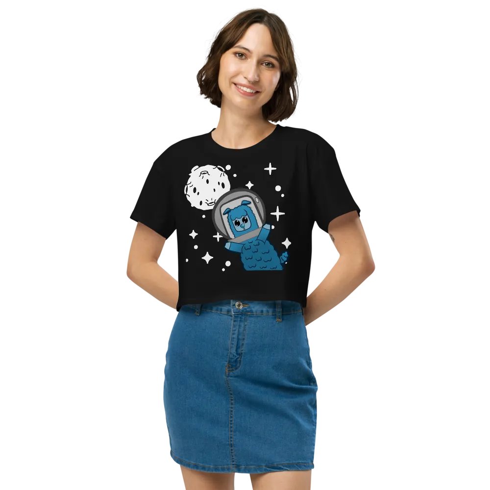 Llamanaut Crop Top product image (4)