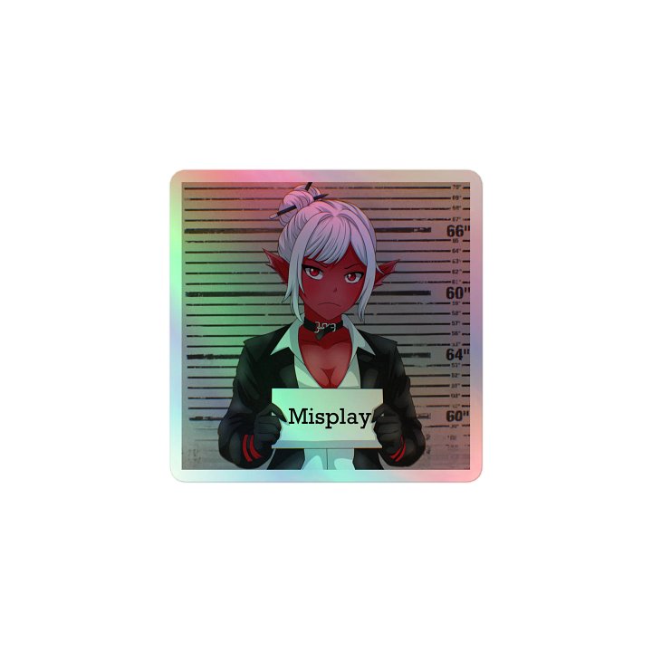 [Meme] Mugshot Holo Sticker product image (1)