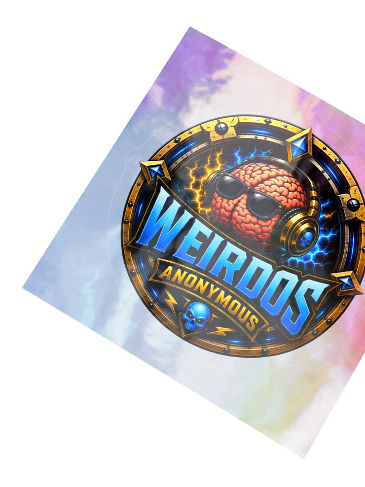 Beard__Oh Weirdos Anonymous Holographic Sticker Sheet product image (2)