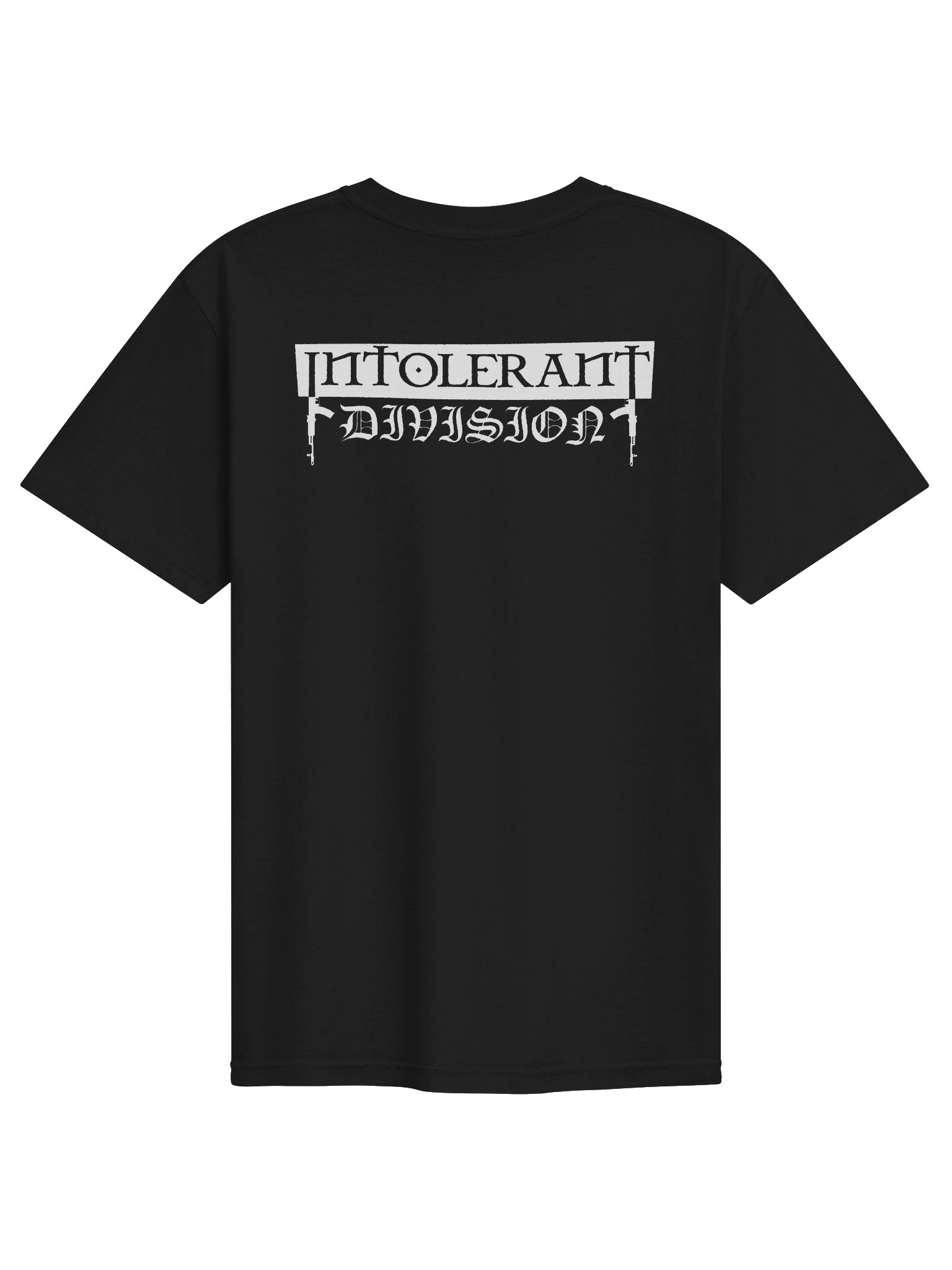 INTOLERANT DIVISION TSHIRT BACKPRINT product image (2)