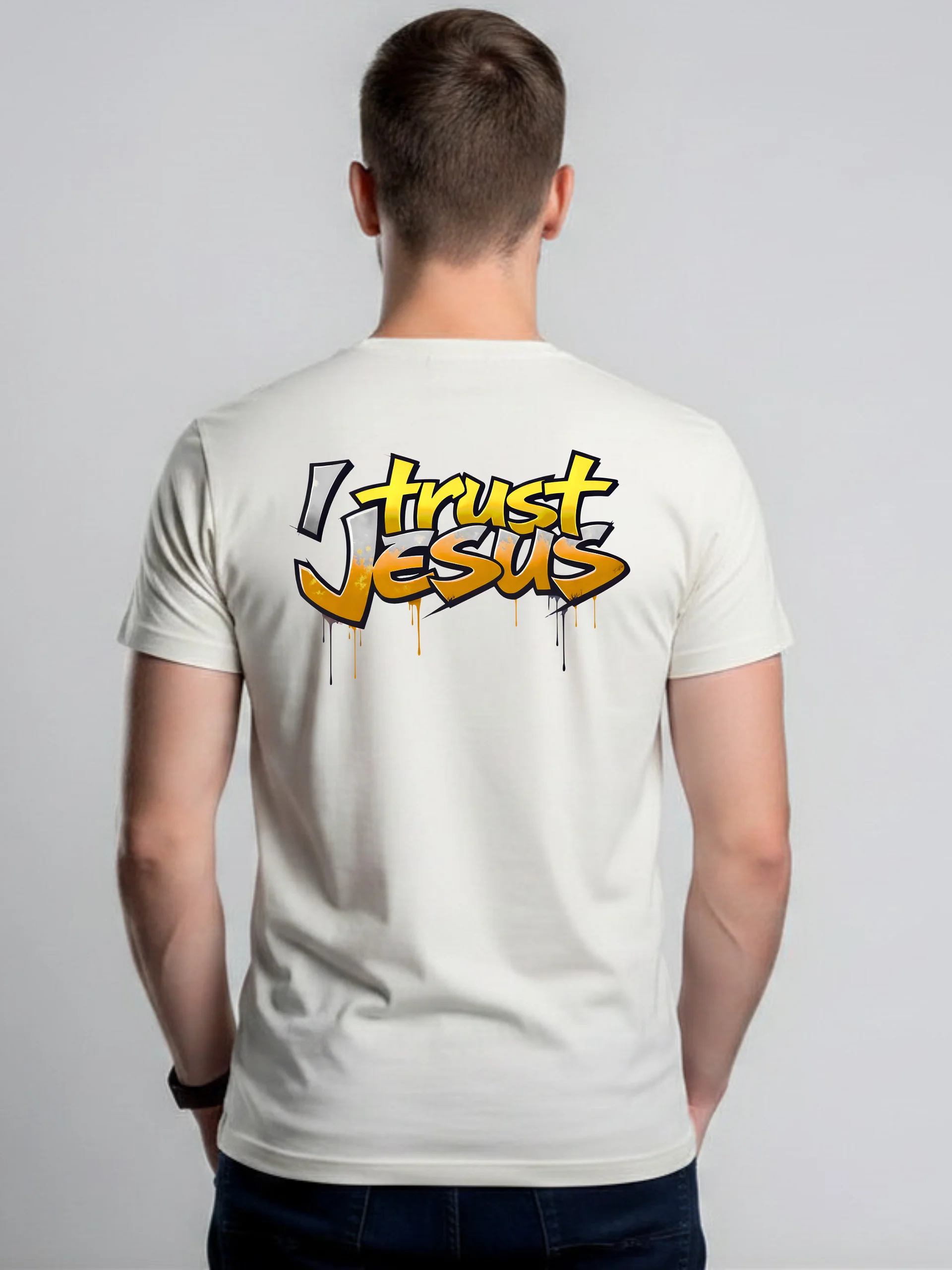 I Trust Jesus Faith Streetwear T-shirt product image (1)