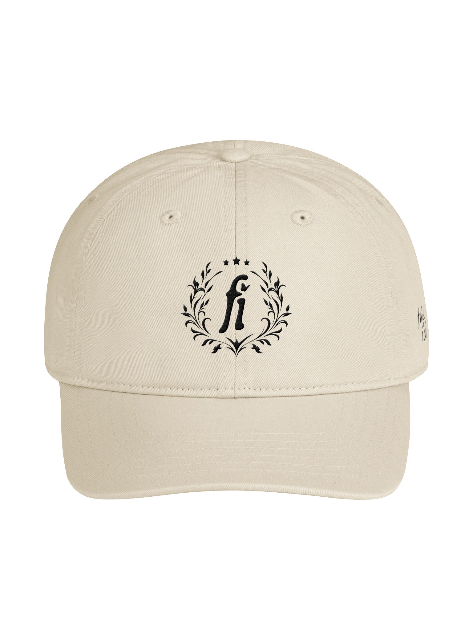 Coat of Arms Embroidered Dad Hat - Bone White product image (1)