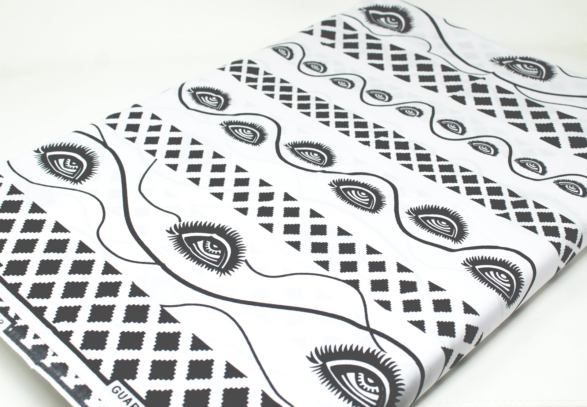 Tessuto Wax Print - Design Occhi - cod.594/C product image (2)