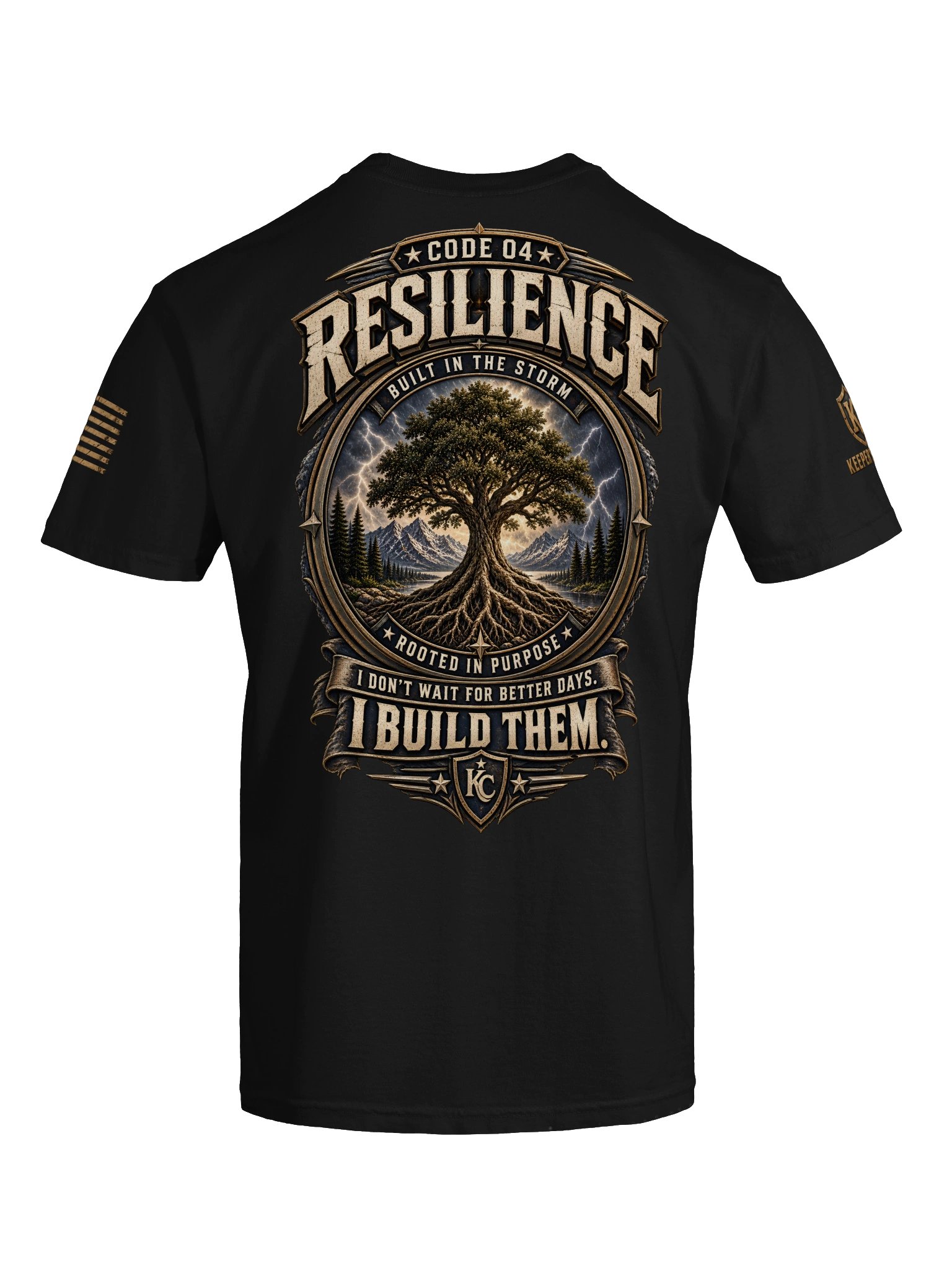Keeper’s Code™ Men’s CODE 04 Resilience Deep Roots T-Shirt product image (9)