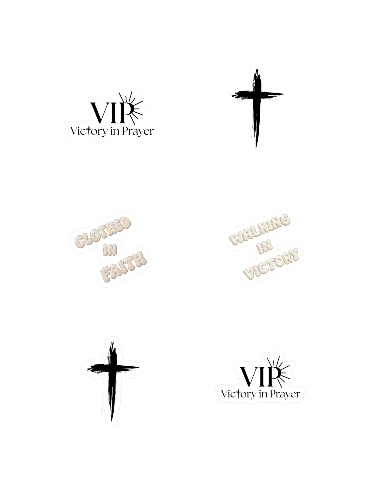 VIP Victory in Prayer Sticker Sheet product image (3)