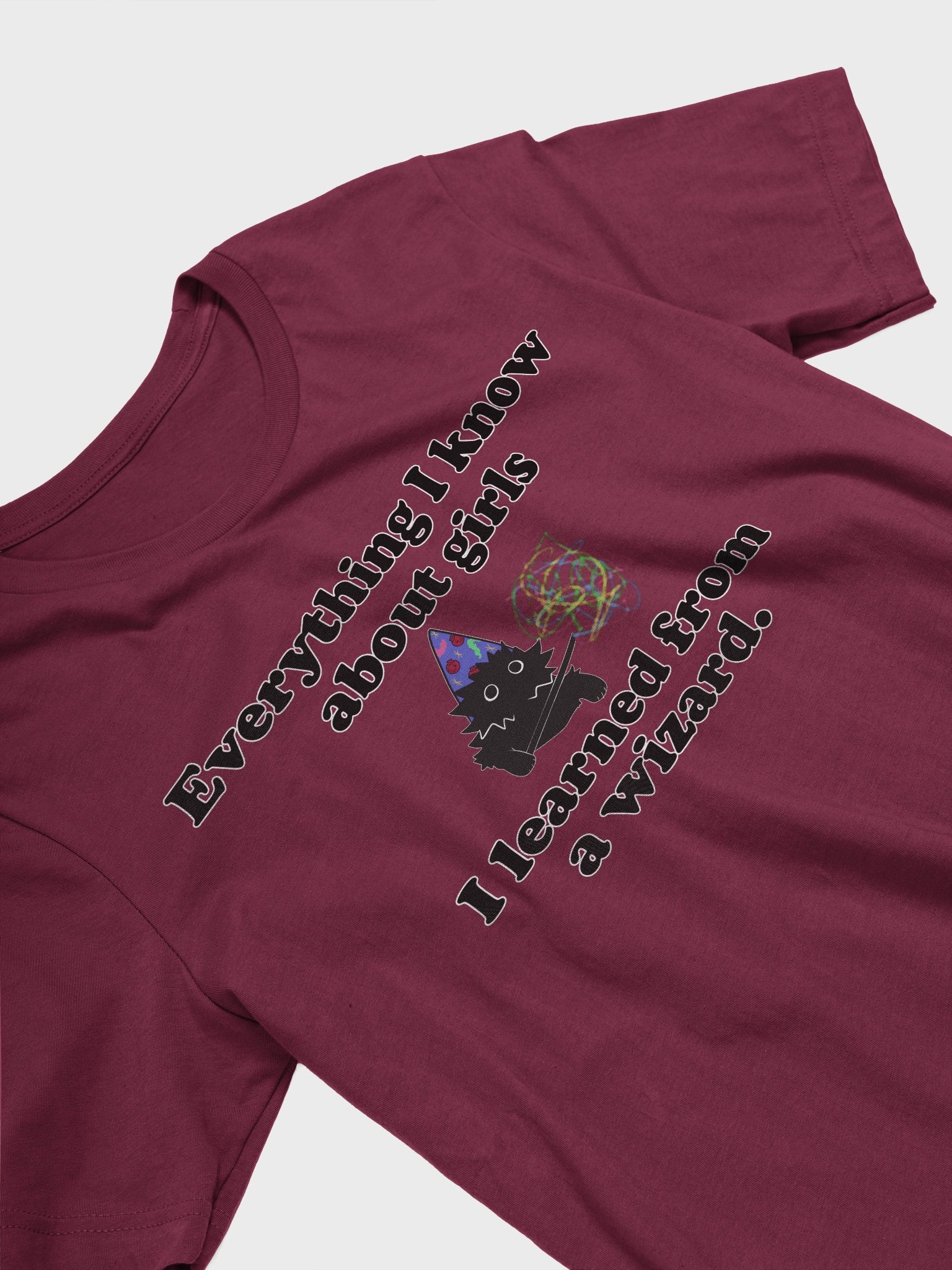 Everything I know about girls (wizard ed) supersoft unisex t-shirt product image (4)