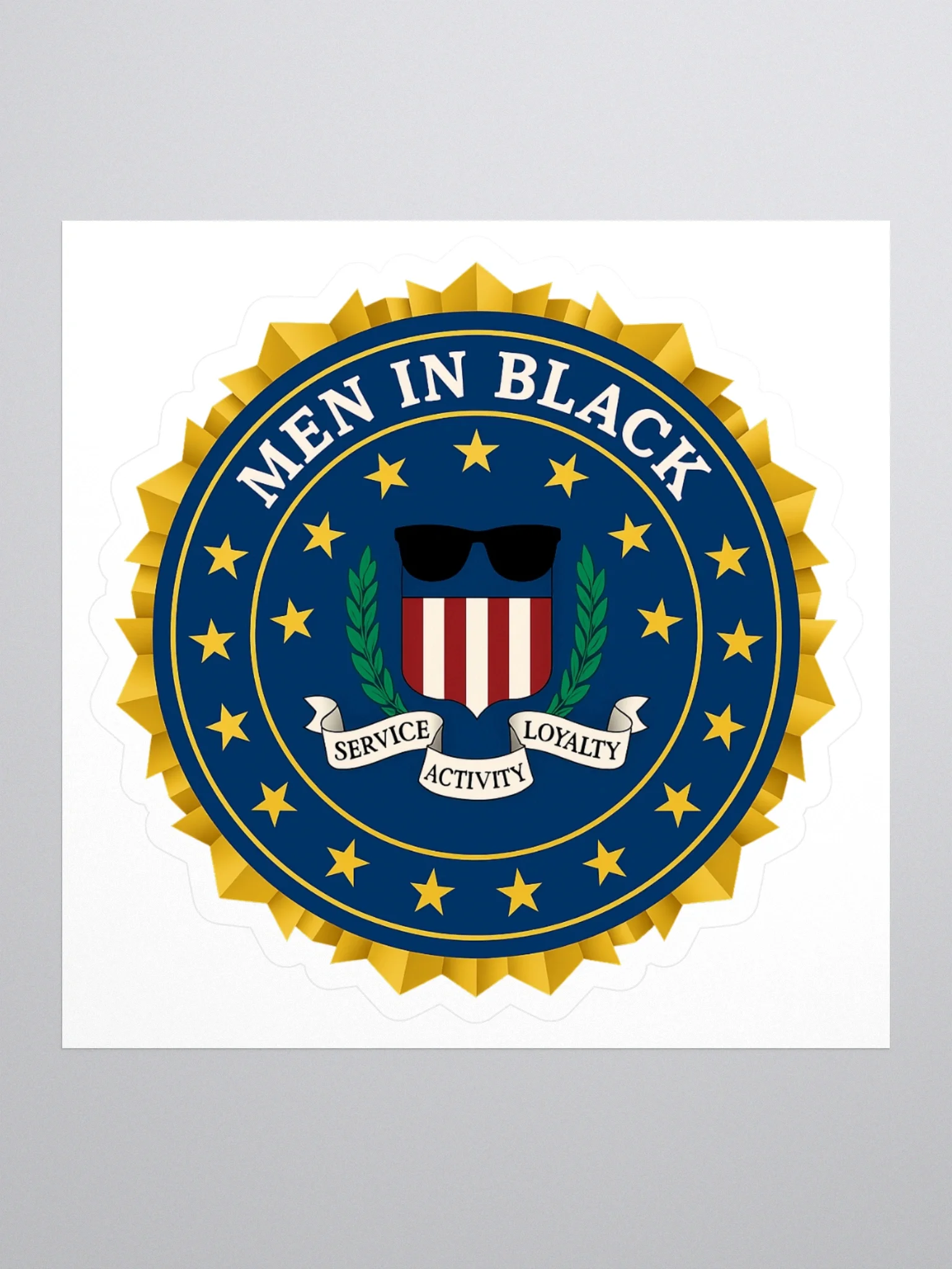 Men in Black Task Force Sticker — TF.STKR-01