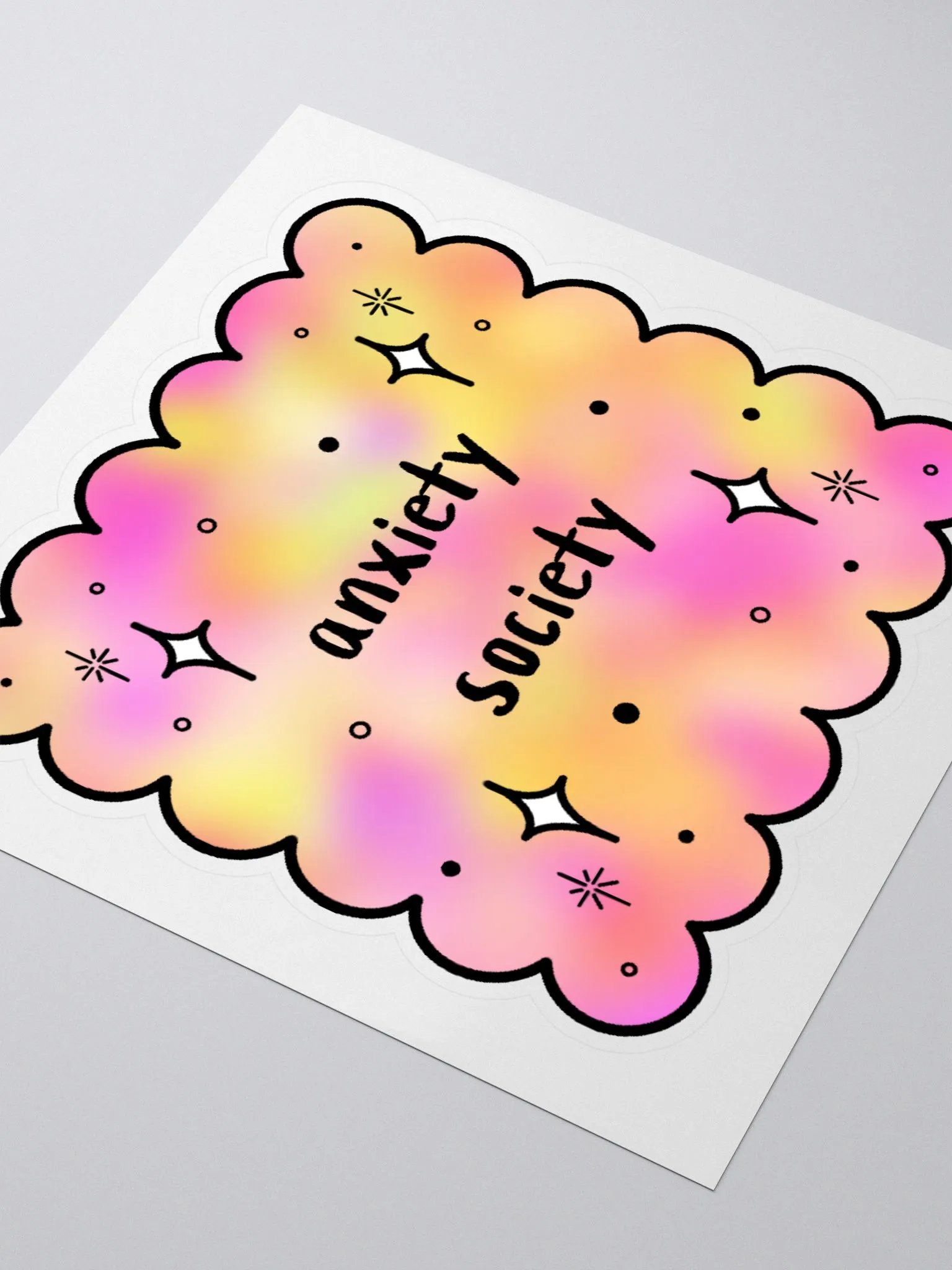 Anxiety Society Sticker product image (3)