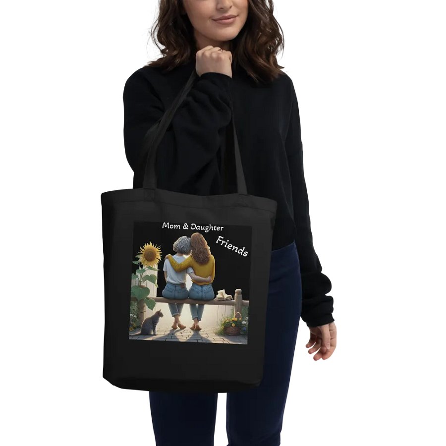 Mom & Daughter Friends Eco- Friendly Tote Bag product image (1)