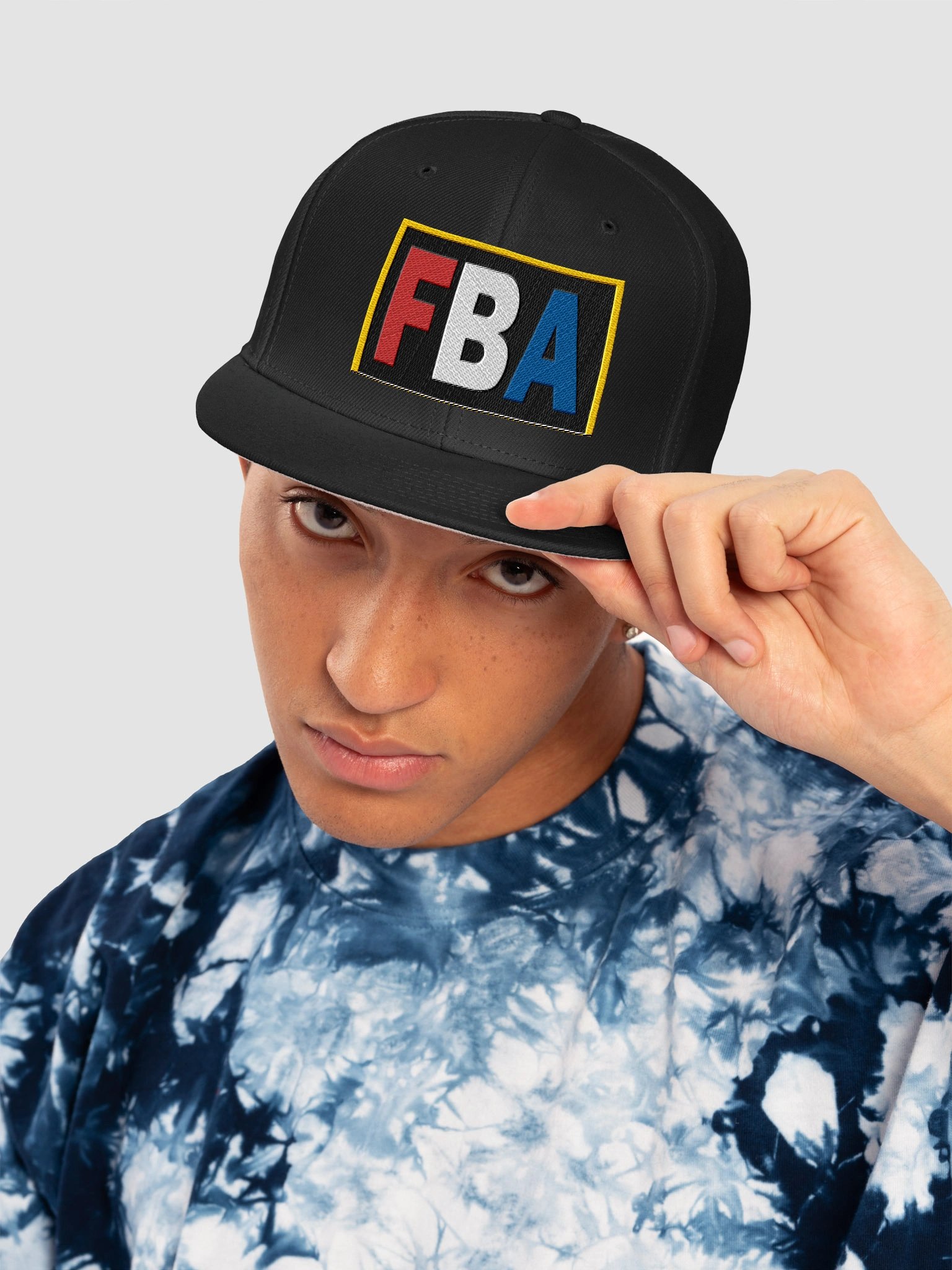 FBA Colorblock Snapback Cap product image (5)