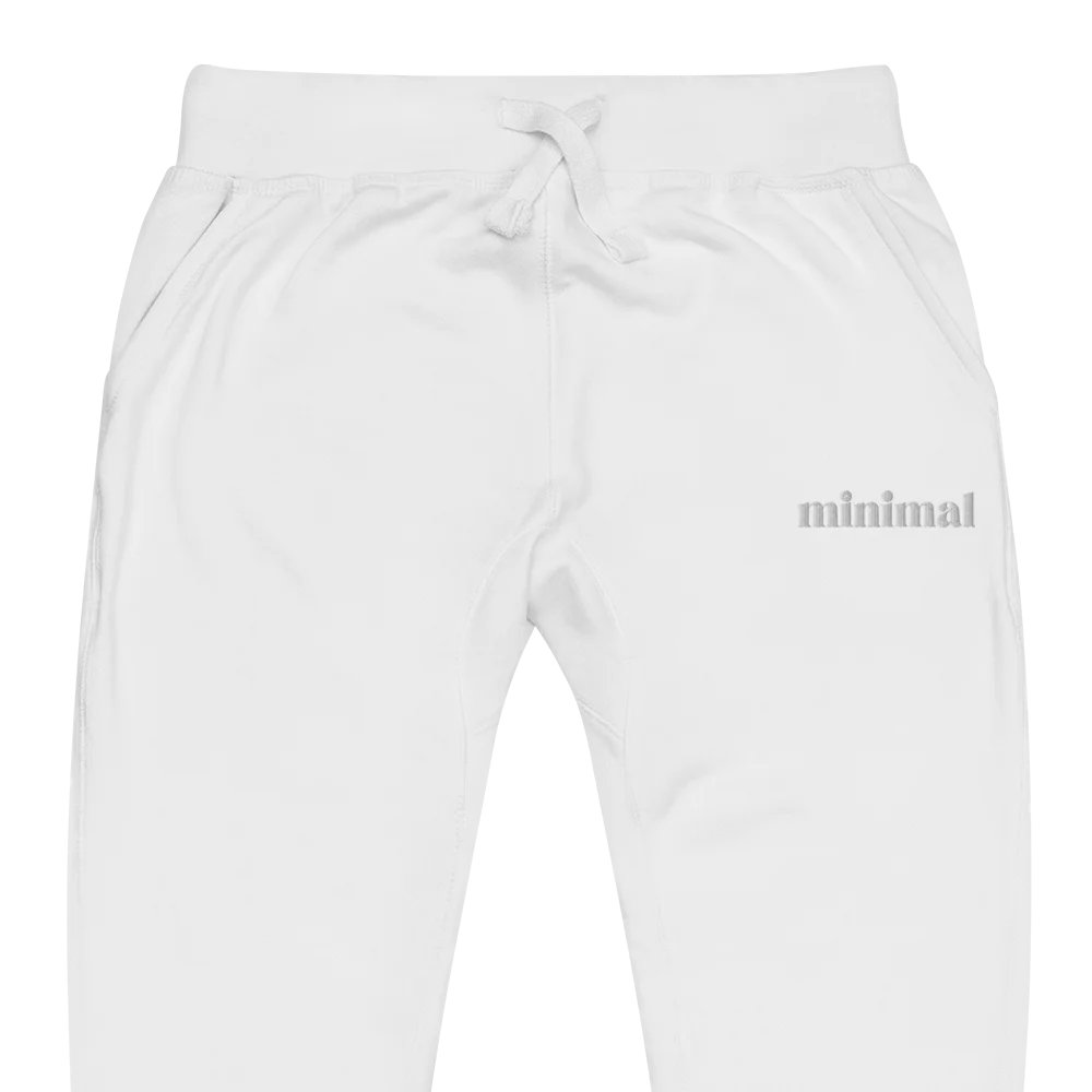 001: white stitched joggers product image (2)