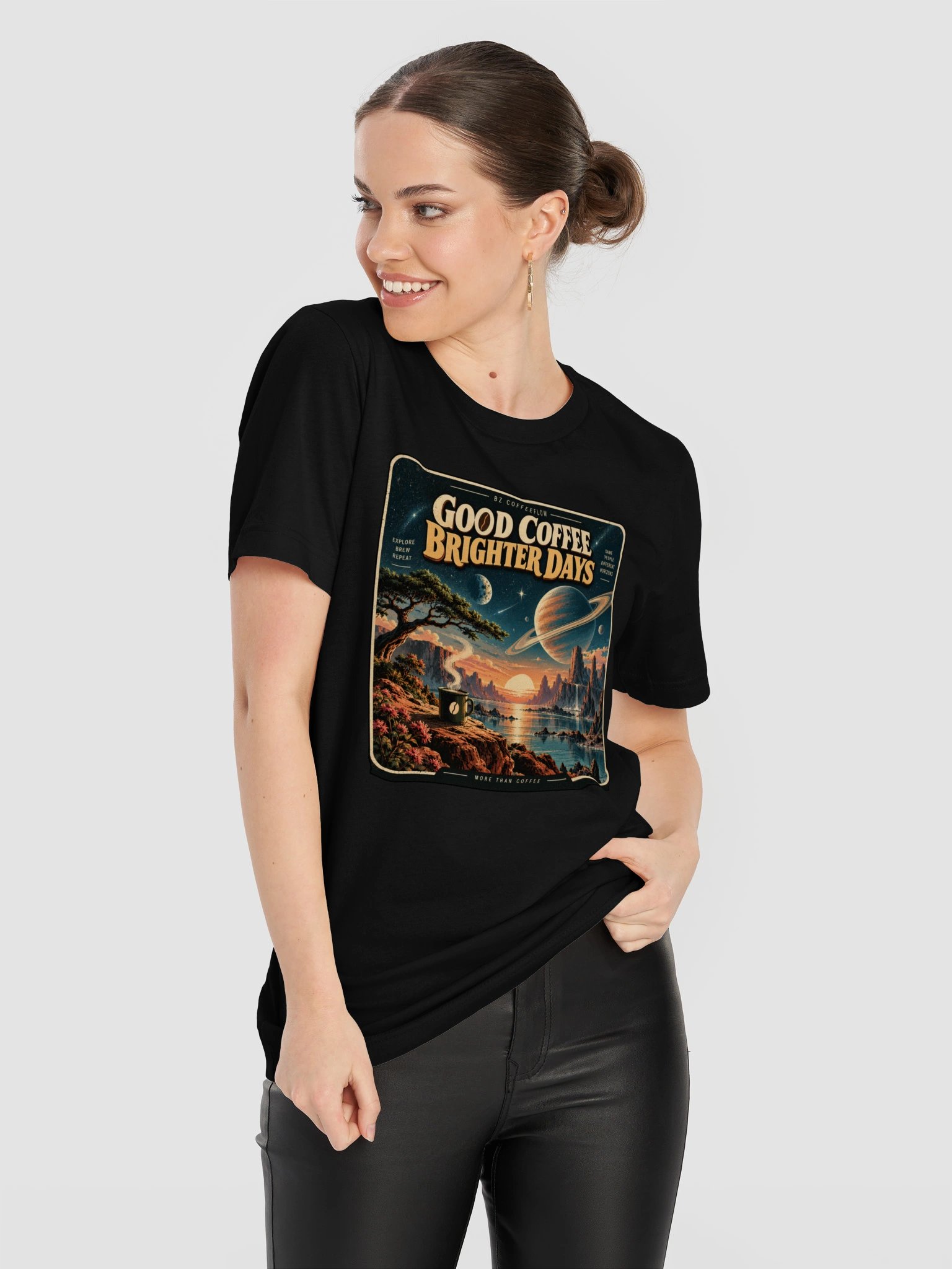 Good Coffee, Brighter Days – Women’s T-Shirt product image (92)