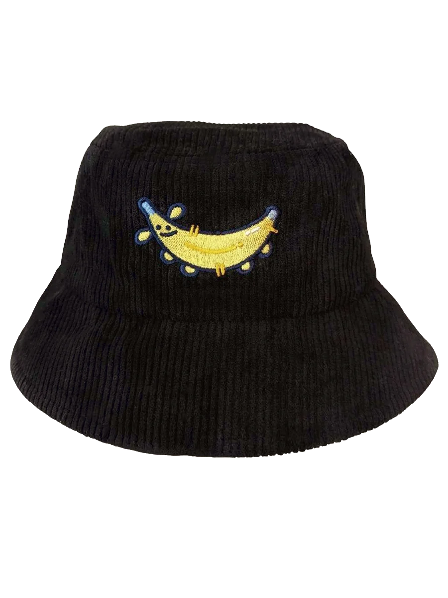 Banana Dog Corduroy Bucket Hat product image (1)
