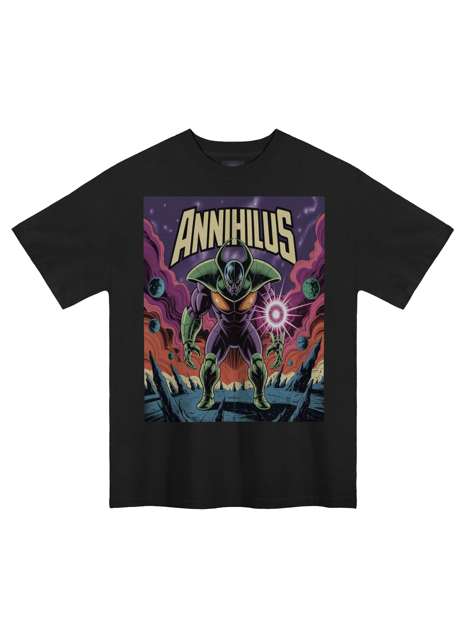 Annihilus Eclipse: Negative Zone Conquest Oversized Faded T-Shirt product image (3)