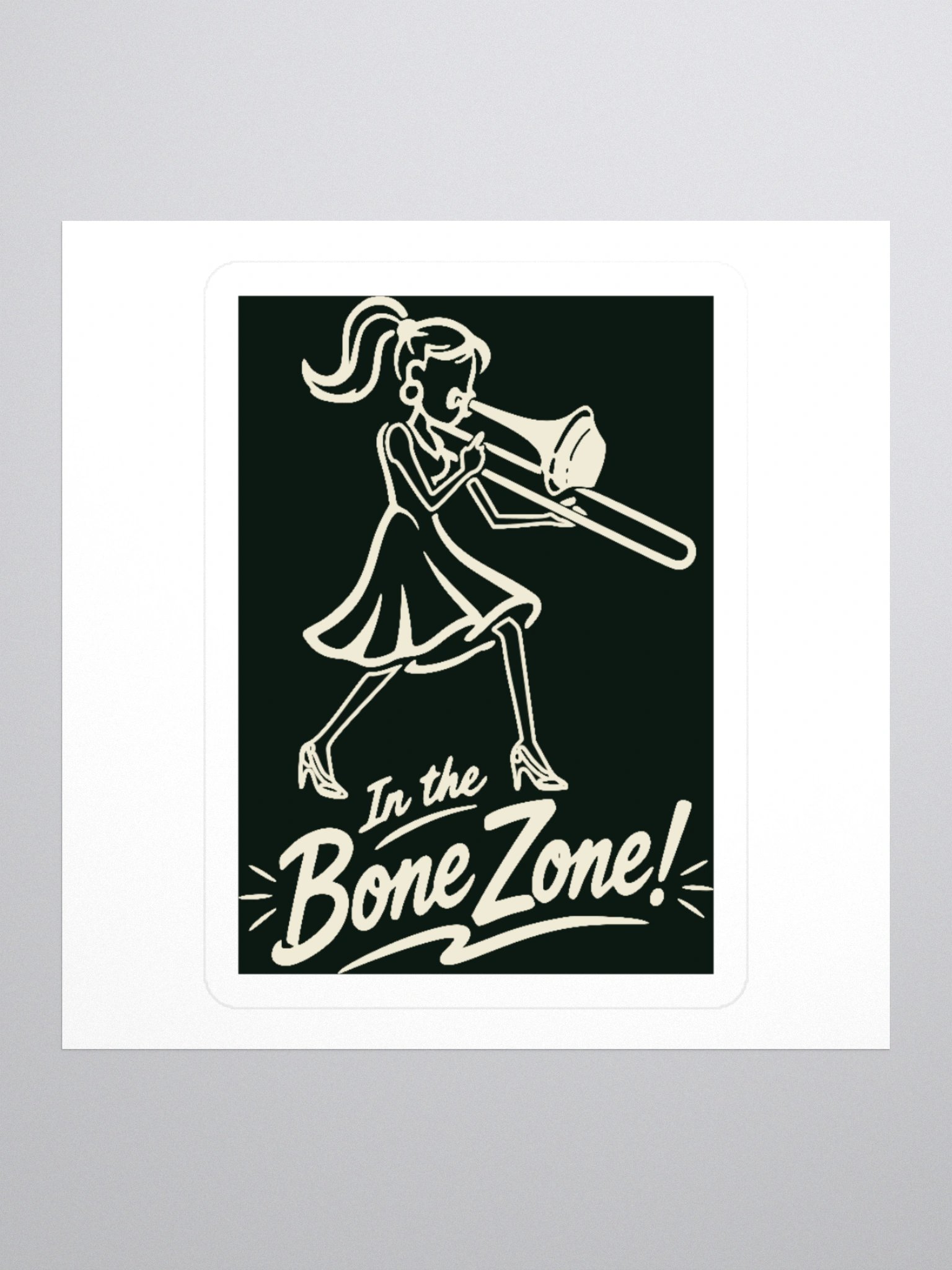 In The BoneZone Girl sticker product image (1)