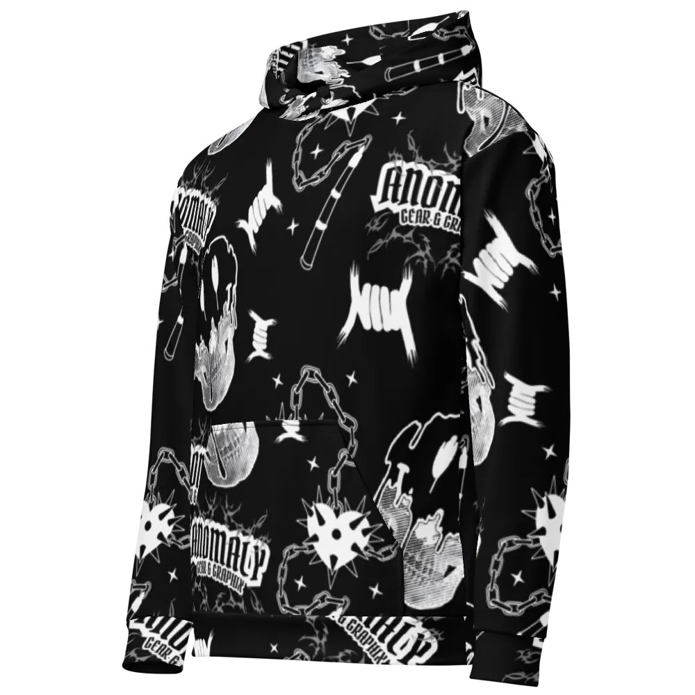 Anomaly All Over Unisex Black Hoodie product image (2)