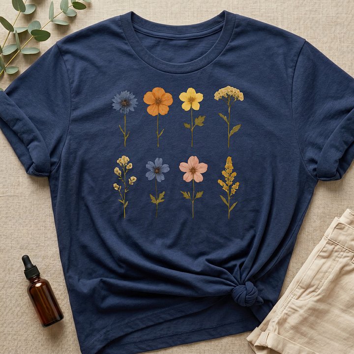 Pressed Flowers II Organic T-Shirt product image (1)