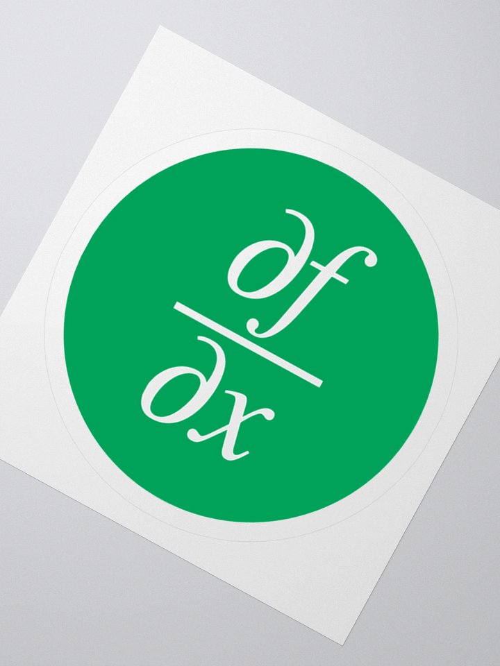 Calculus 3 Logo Sticker product image (2)