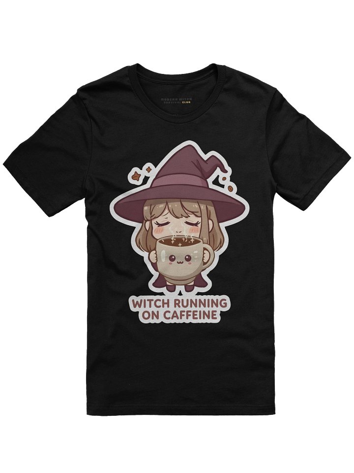 Witch running on caffeine - Cozy Witch T-Shirt product image (1)