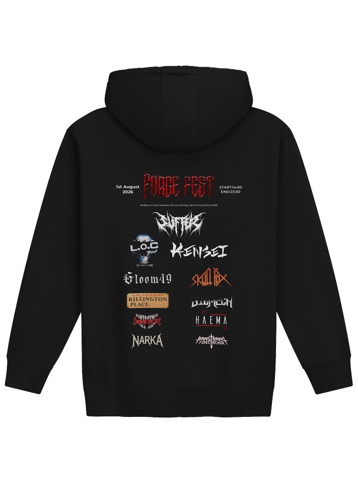 Forge Festival Line Up Hoodie product image (2)