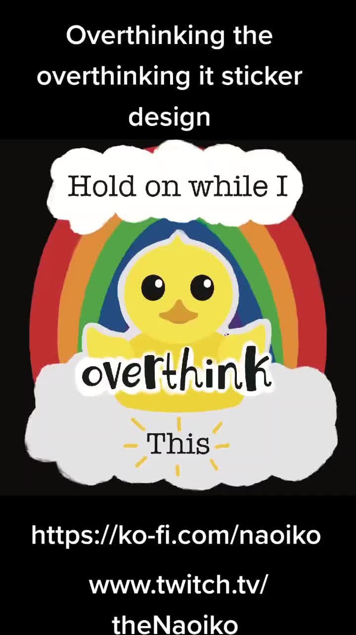 Coming soon to my Kofi shop.  #streamer #artistsoftiktok #twitch #existoutloud #art #duck #ocerthinking #neurodivergent #kawaii #stickershop 