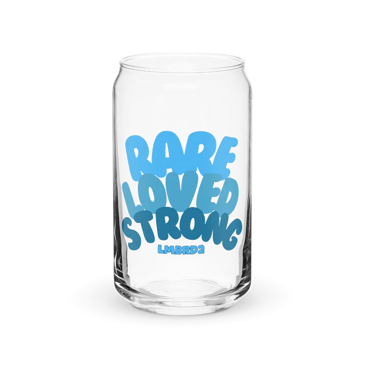 Rare, Loved, Strong - Glass Cup product image (1)