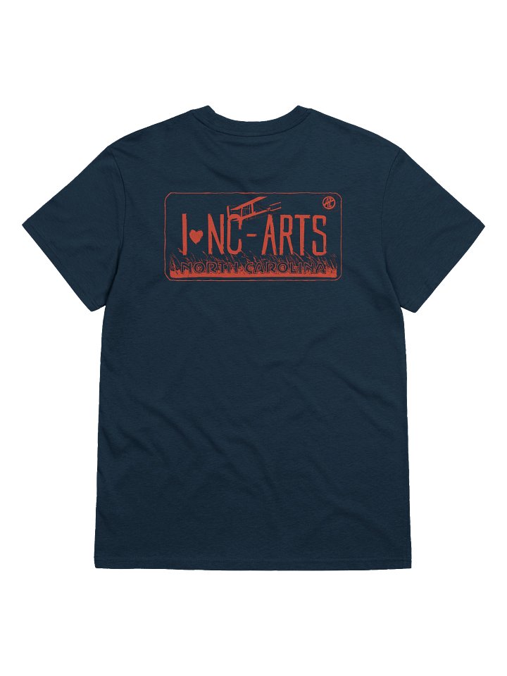 NC Arts License Plate Tee product image (2)