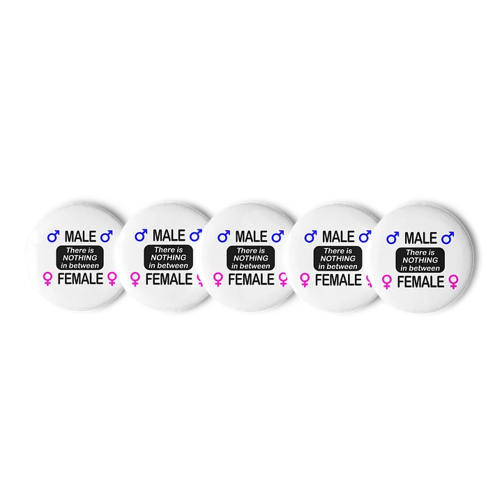 Male / Female Anti Transgender Pin Badge product image (1)
