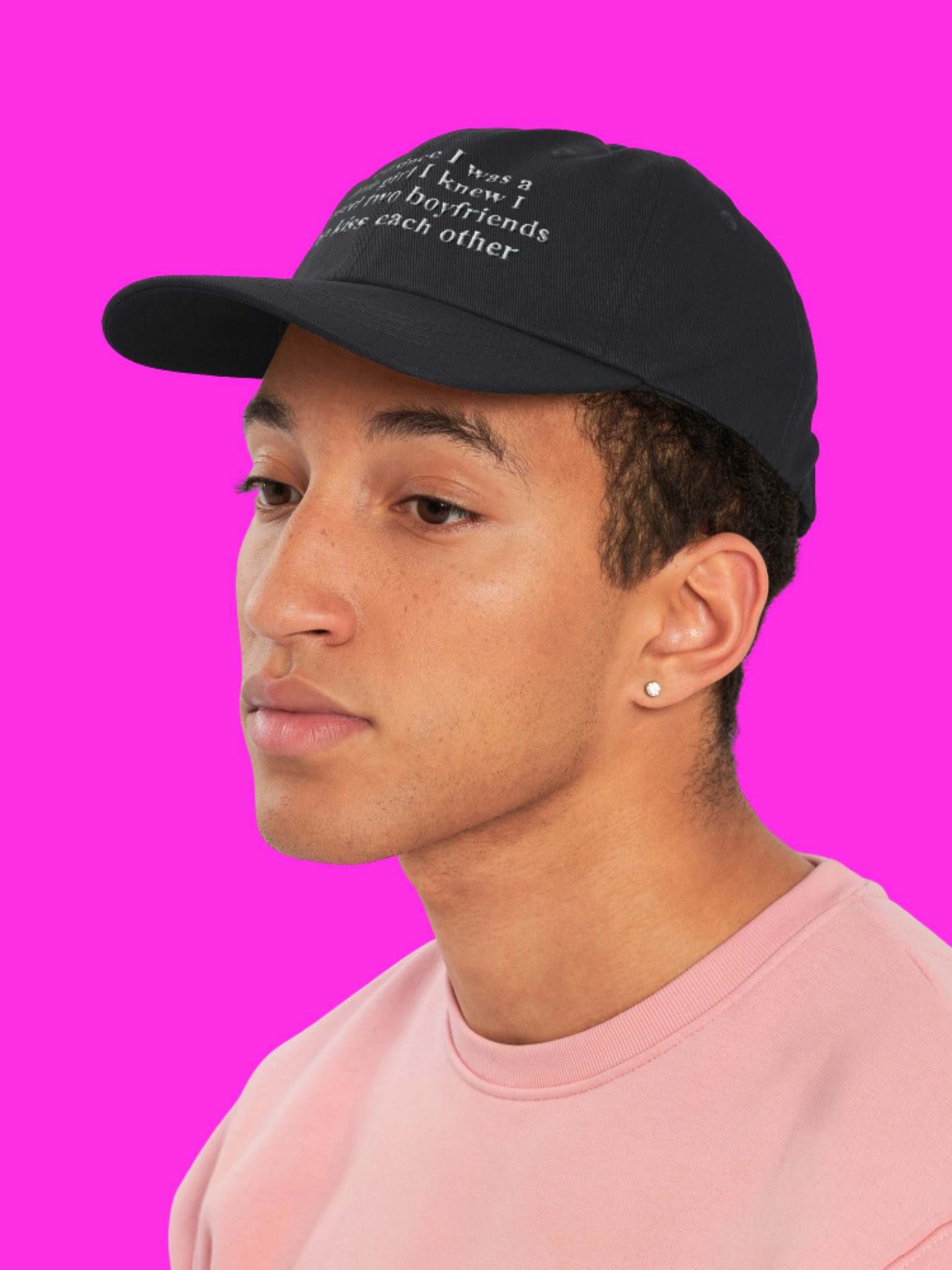 Ever Since I Was A Little Girl I Knew I Wanted Two Boyfriends Who Kiss Each Other Hat product image (34)