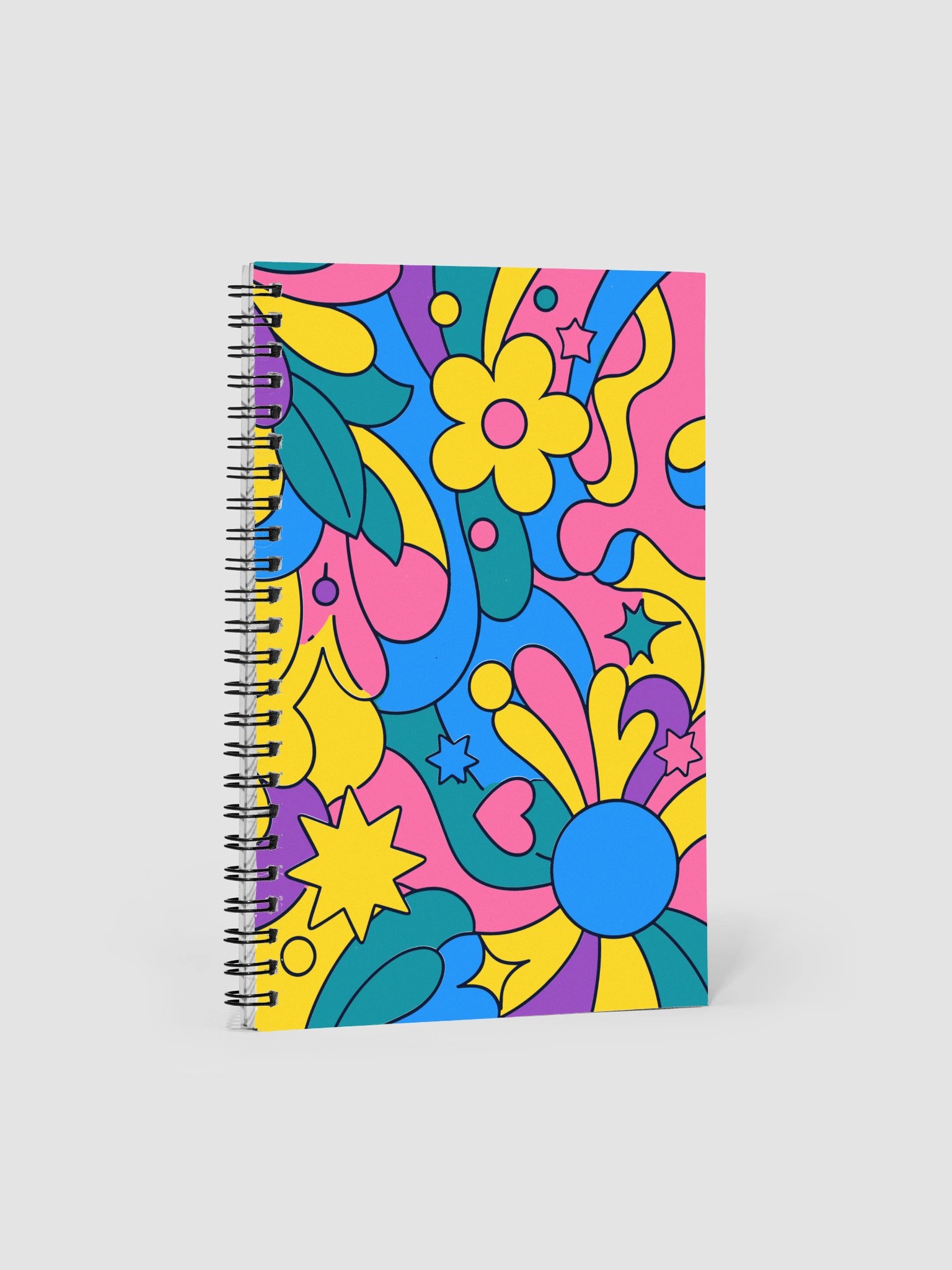 Happy Bloom Spiral Notebook product image (1)