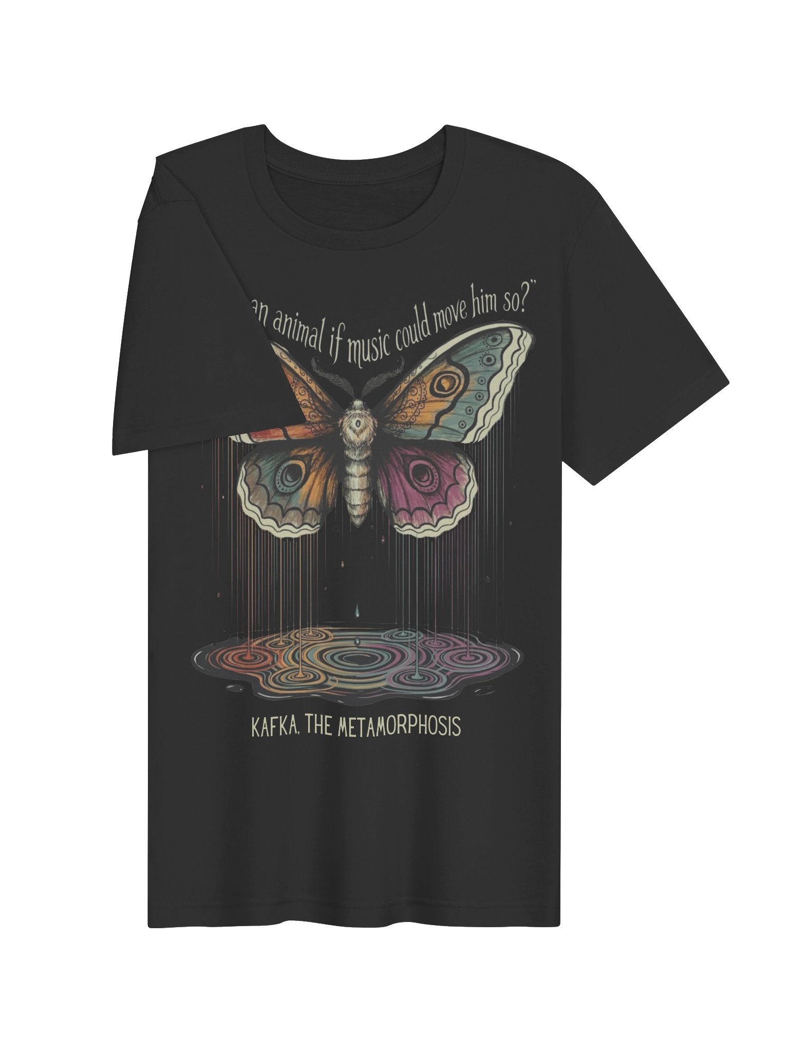 Kafka Moth Music Quote Shirt, Metamorphosis Literary Lover Tee product image (4)